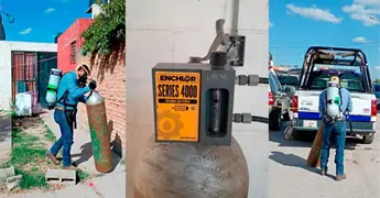 Roban y recuperan tanque de gas cloro