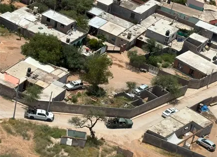 Despliegan vigilancia terrestre y aérea en límites de SLP Despliegan vigilancia terrestre y aérea en límites de SLP