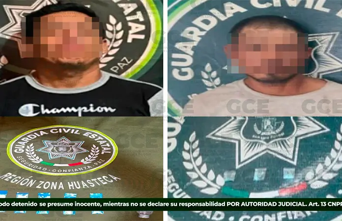 Detienen a dos hombres por posesión de droga