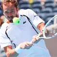 Medvedev pierde la calma y el partido