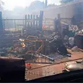 Nueve viviendas consumidas al norte de la ciudad Nueve viviendas consumidas al norte de la ciudad