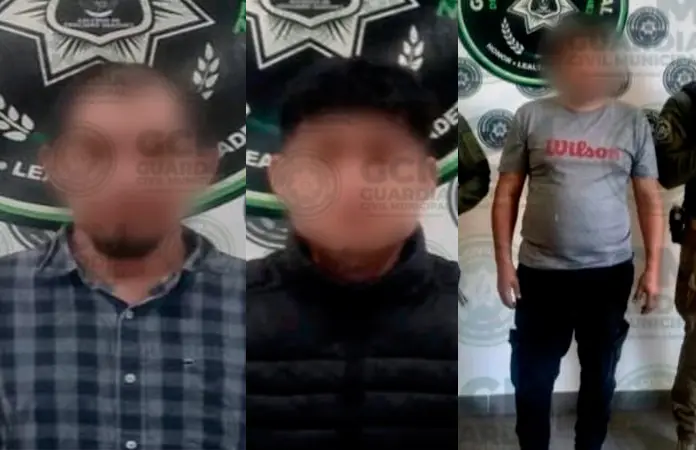 Arrestan a tres maleantes en diversos hechos