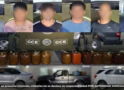 Caen seis en posesión de huachicol en la Huasteca Caen seis en posesión de huachicol en la Huasteca