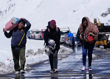 Intensas nevadas afectan a Bolivia Intensas nevadas afectan a Bolivia