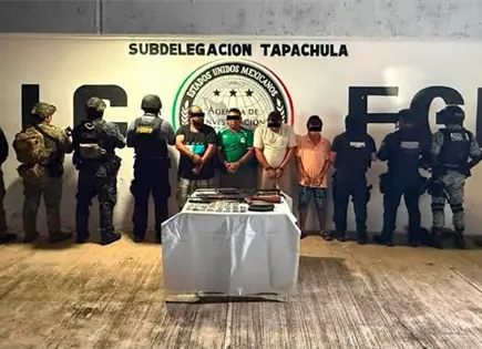 Caen nueve presuntos criminales; dos eran buscados en Guatemala