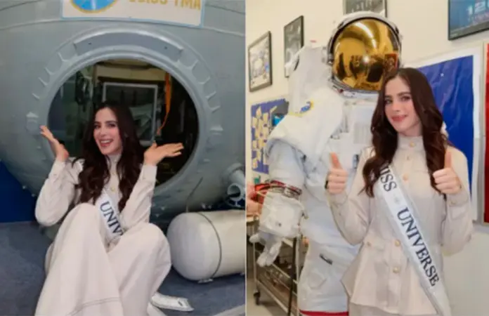 Fátima Bosch visita NASA en Houston y recibe homenaje especial