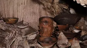 Hallan casi 200 piezas prehisp&aacute;nicas en Cueva Mundo Zoque