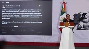 Reportan enferma a Sheinbaum; no asiste a la mañanera Reportan enferma a Sheinbaum; no asiste a la mañanera
