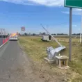 Mujer muere tras caer de cami&oacute;n en la carretera 57