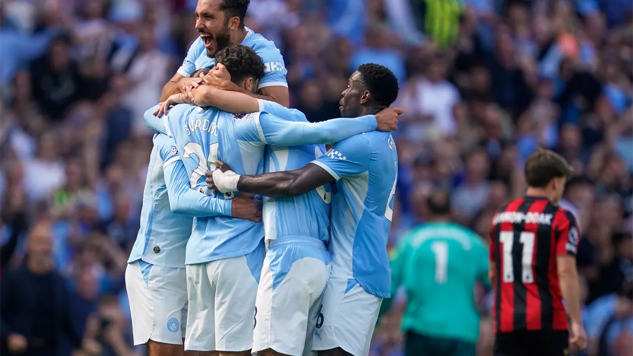 Maresca celebra su primera victoria como técnico del Manchester City