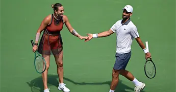 Djokovic y Sabalenka se despiden temprano del dobles mixto
