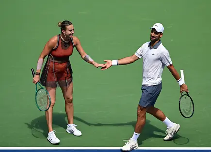 Djokovic y Sabalenka se despiden temprano del dobles mixto