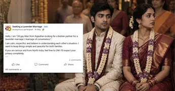 "Matrimonios lavanda": la salida clandestina para j&oacute;venes LGBT+ en India