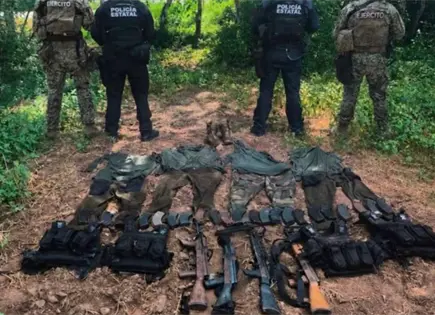 Autoridades localizan campamento de grupo delictivo en Mazatl&aacute;n