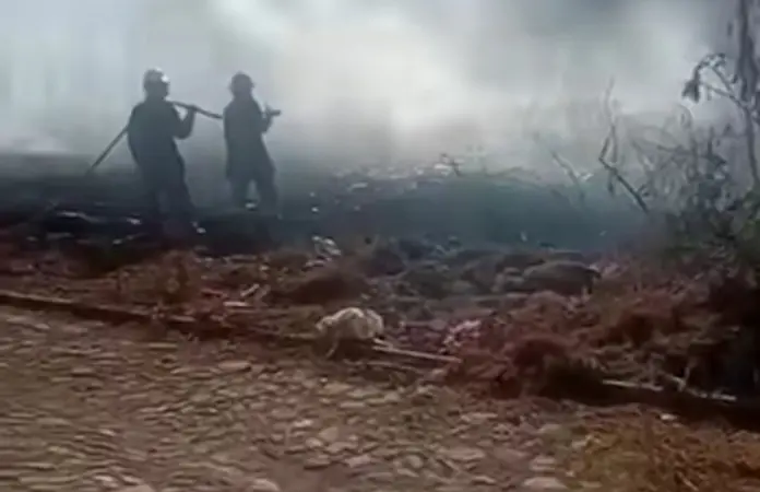Bomberos atiende 4 incendios simultáneos