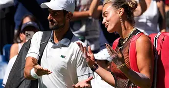 Djokovic y Sabalenka pierden en dobles
