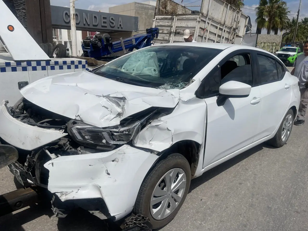 Jornada accidentada deja solamente daños