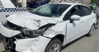 Jornada accidentada deja solamente da&ntilde;os