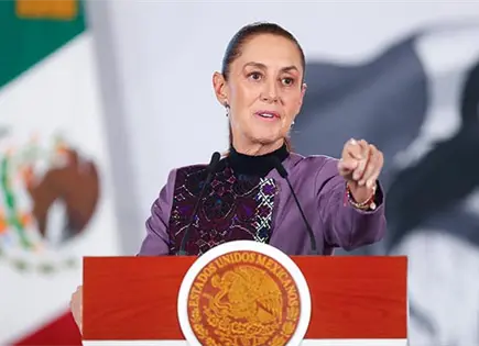 Sheinbaum avala a la mandataria