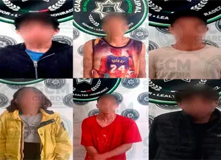 Sorprenden a seis en posesi&oacute;n de drogas