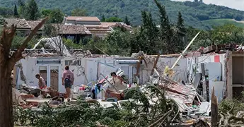 Tornado arrasa un pueblo