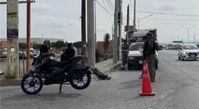 Accidente en Circuito Potosí deja un joven con lesiones