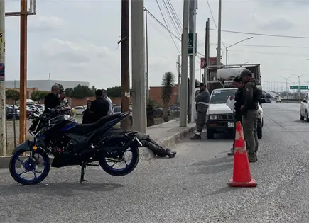Accidente en Circuito Potos&iacute; deja un joven con lesiones
