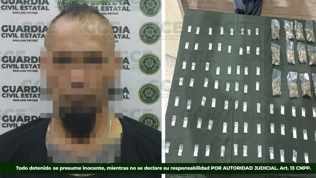 Cae Sergio "N", presunto narcomenudista en colonia Revolución