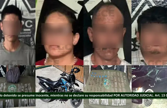 Caen cuatro criminales en la zona Altiplano