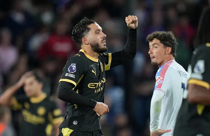 Man City arrolla 4-1 al Palace; sigue perfecto