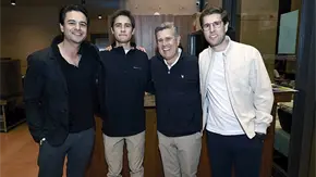 Amigos, noche casino en el campestre