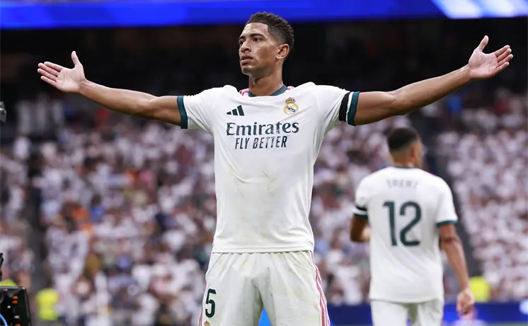 Bellingham y Mbappé desatan goleada del Madrid ante Málaga Bellingham y Mbappé desatan goleada del Madrid ante Málaga