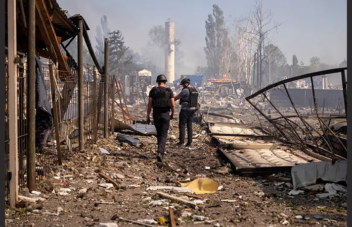 Dron ruso mata a 37 personasen Kiev