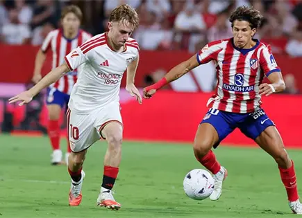 S&iacute;n &Aacute;lvarez, Atleti se impone al Sevilla