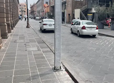 Buscan diálogo con INAH-SLP para destrabar alumbrado táctico Buscan diálogo con INAH-SLP para destrabar alumbrado táctico