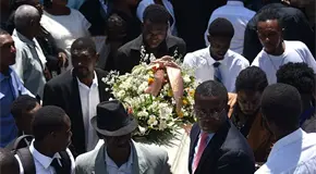 Despiden a 4 víctimas de masacre en Haití Despiden a 4 víctimas de masacre en Haití