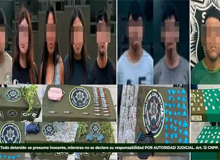 Caen distribuidores de "mota" y cristal