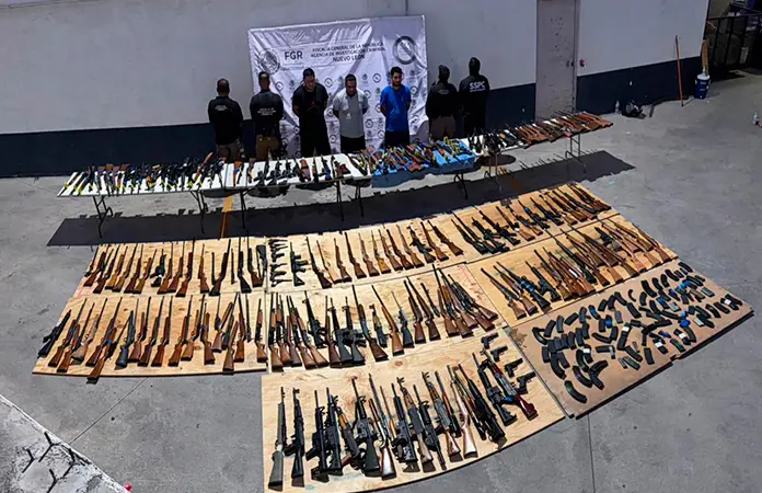 Decomisan más de 200 armas en NL