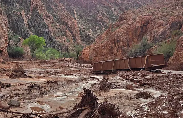 Fatal anegación en el Gran Cañón