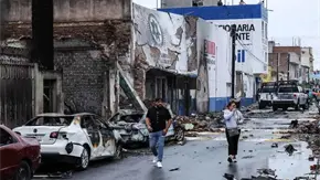 Im&aacute;genes exhiben devastaci&oacute;n tras ataque con coche bomba en Zacatecas