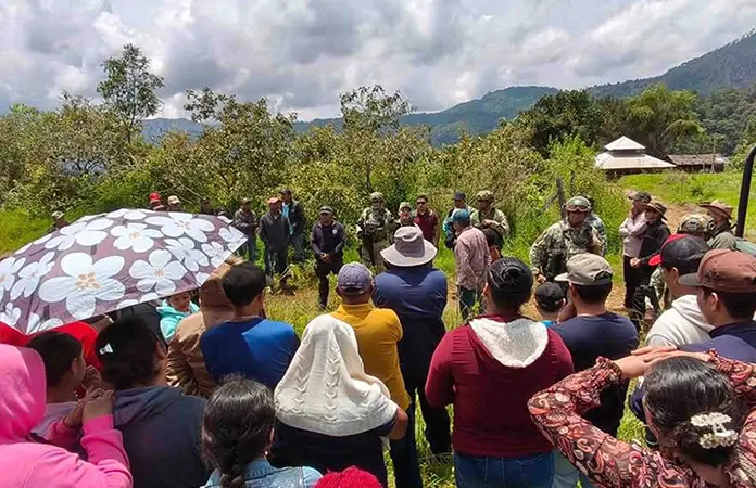 Piden seguridad en Sierra de Gro.