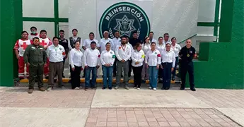Realizan simulacro de incendio en el penal