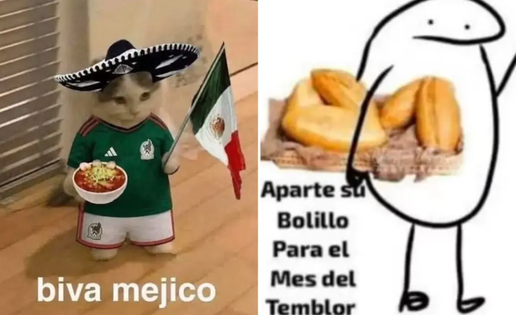 Usuarios celebran llegada del mes patrio con memes en redes