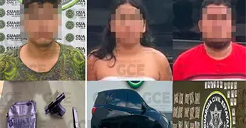 Atrapan a otros tres delincuentes en la entidad