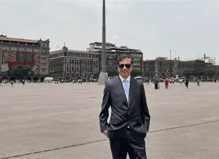 Gustavo Petro se re&uacute;ne con Claudia Sheinbaum en Palacio Nacional