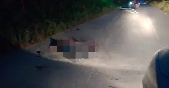 Hombre pierde en percance carretero