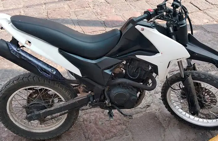 Recuperan moto robada, en el Centro