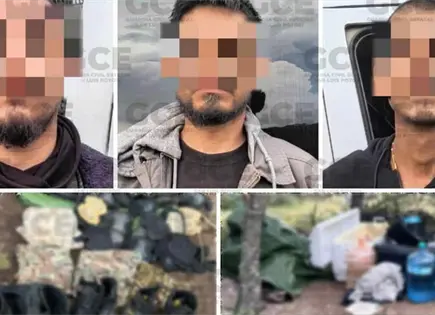 Van a proceso, tres detenidos en narcocampamento