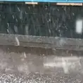Azota fuerte tormenta y granizada la ciudad