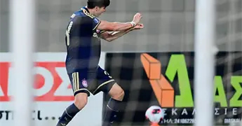 Marc&oacute; "Hormiga" Gonz&aacute;lez su primer gol en Grecia